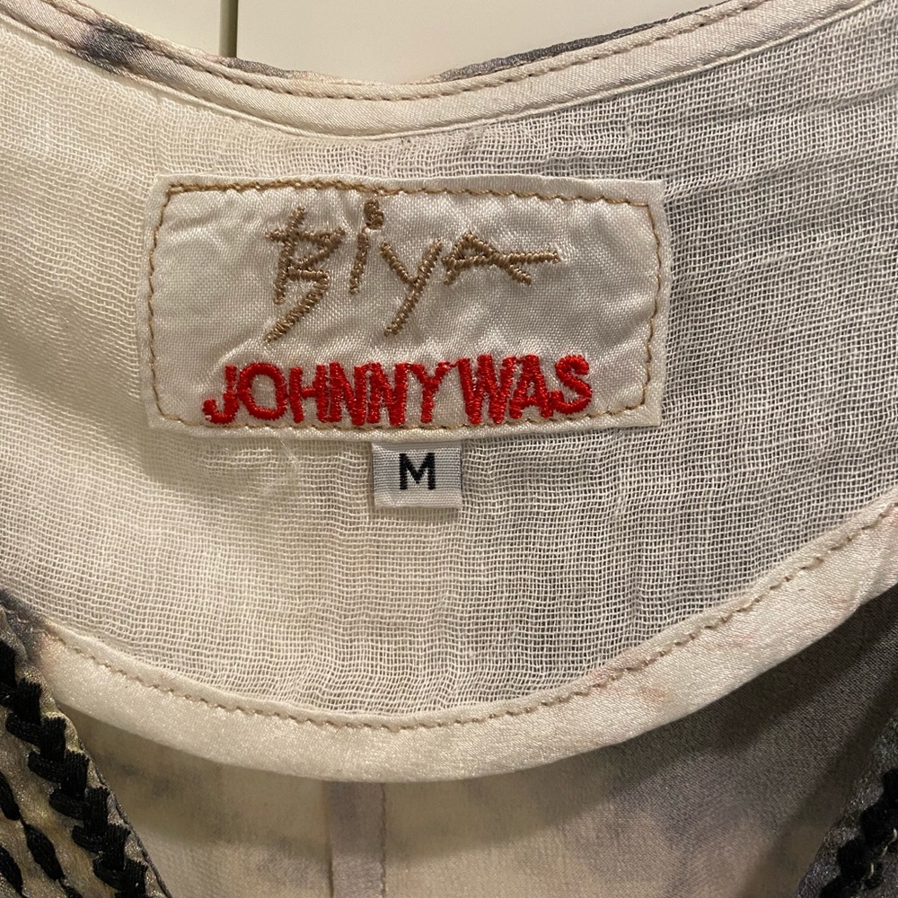 Johnny Was silk Tunic